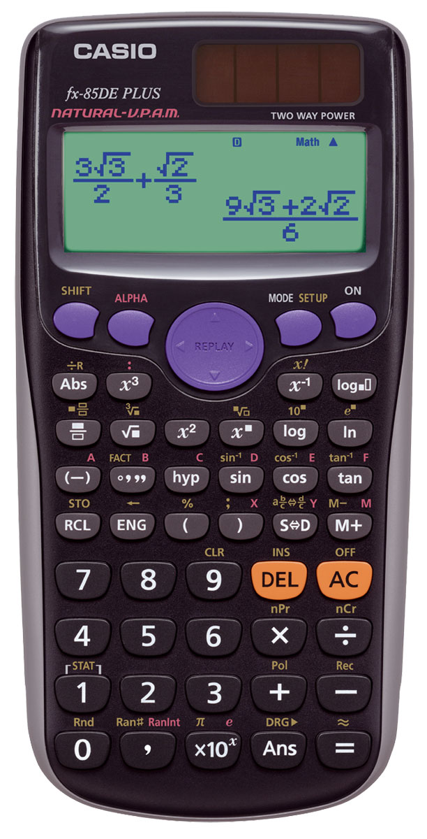 Casio FX-85 DE Plus Schulrechner 