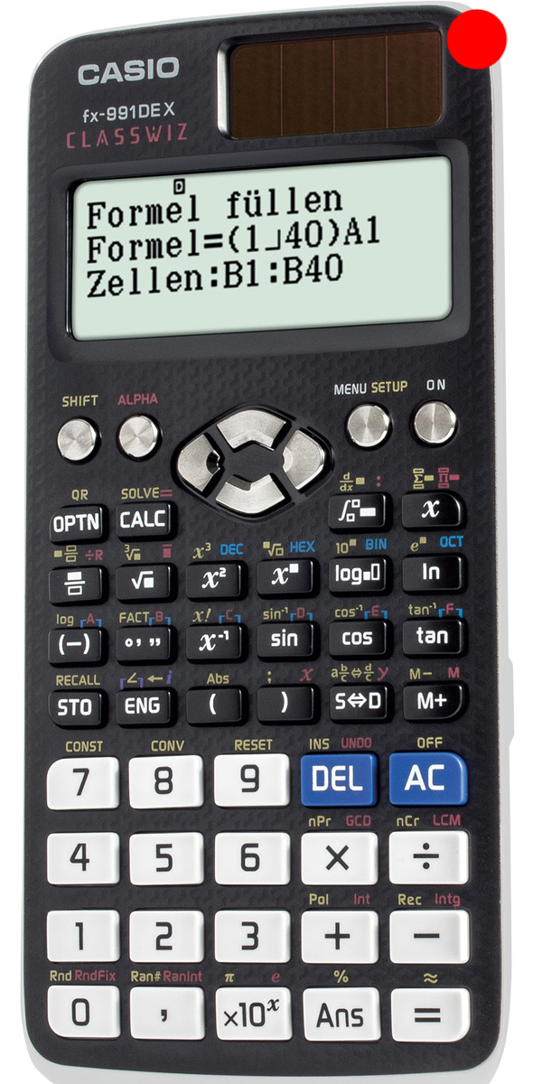 Casio FX-999 DE X ClassWiz Schulrechner xxxxx