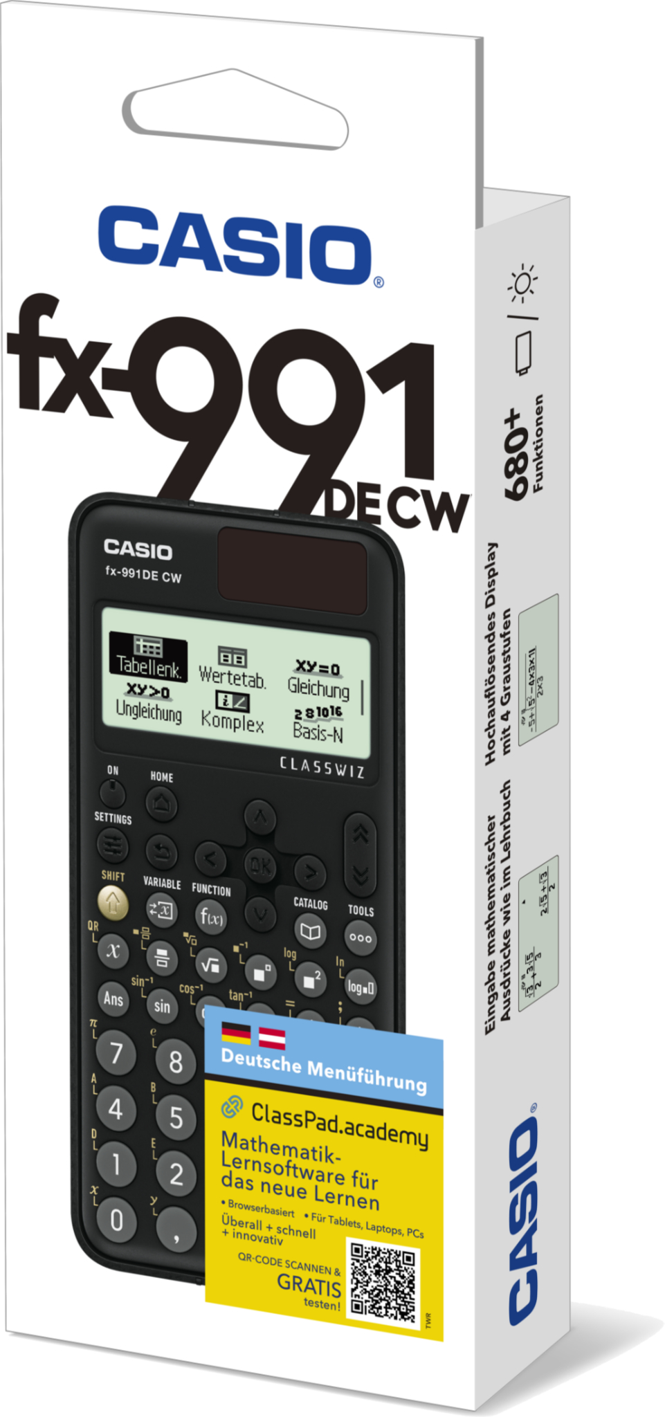 Casio FX 991 DE CW ClassWiz Schulrechner 