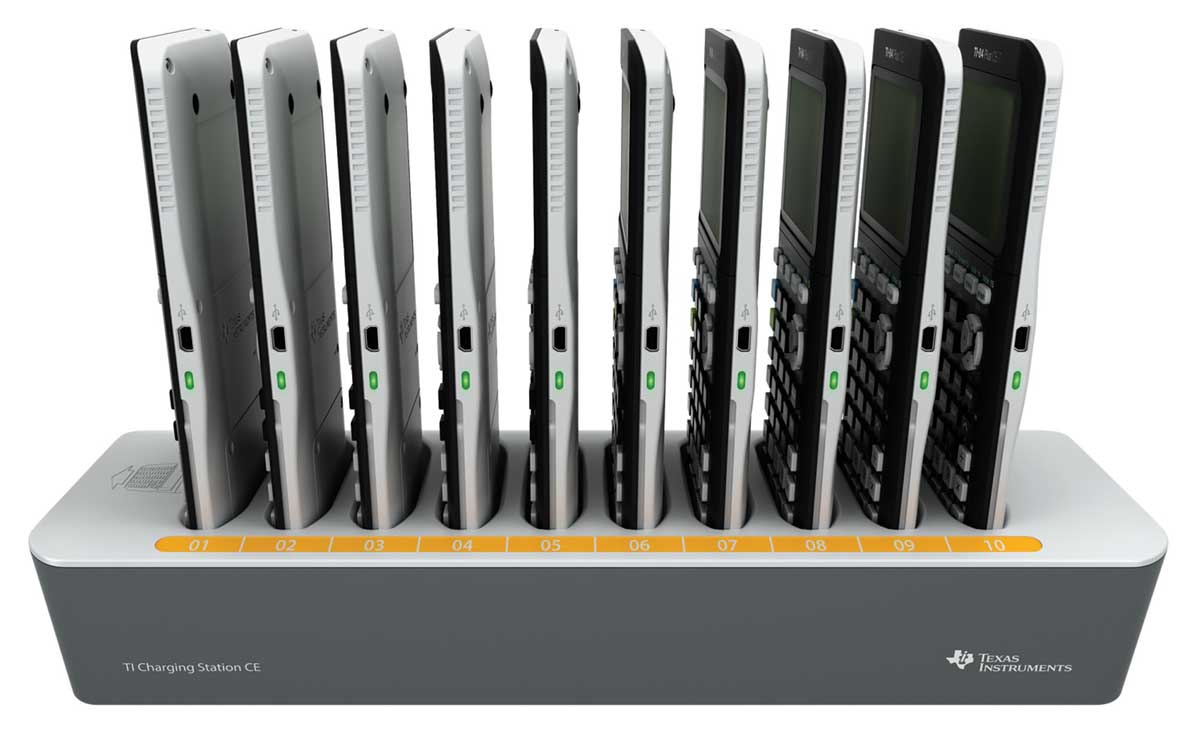 TI-84 Plus CE-T Ladestation zum Laden von 10 Geräten 