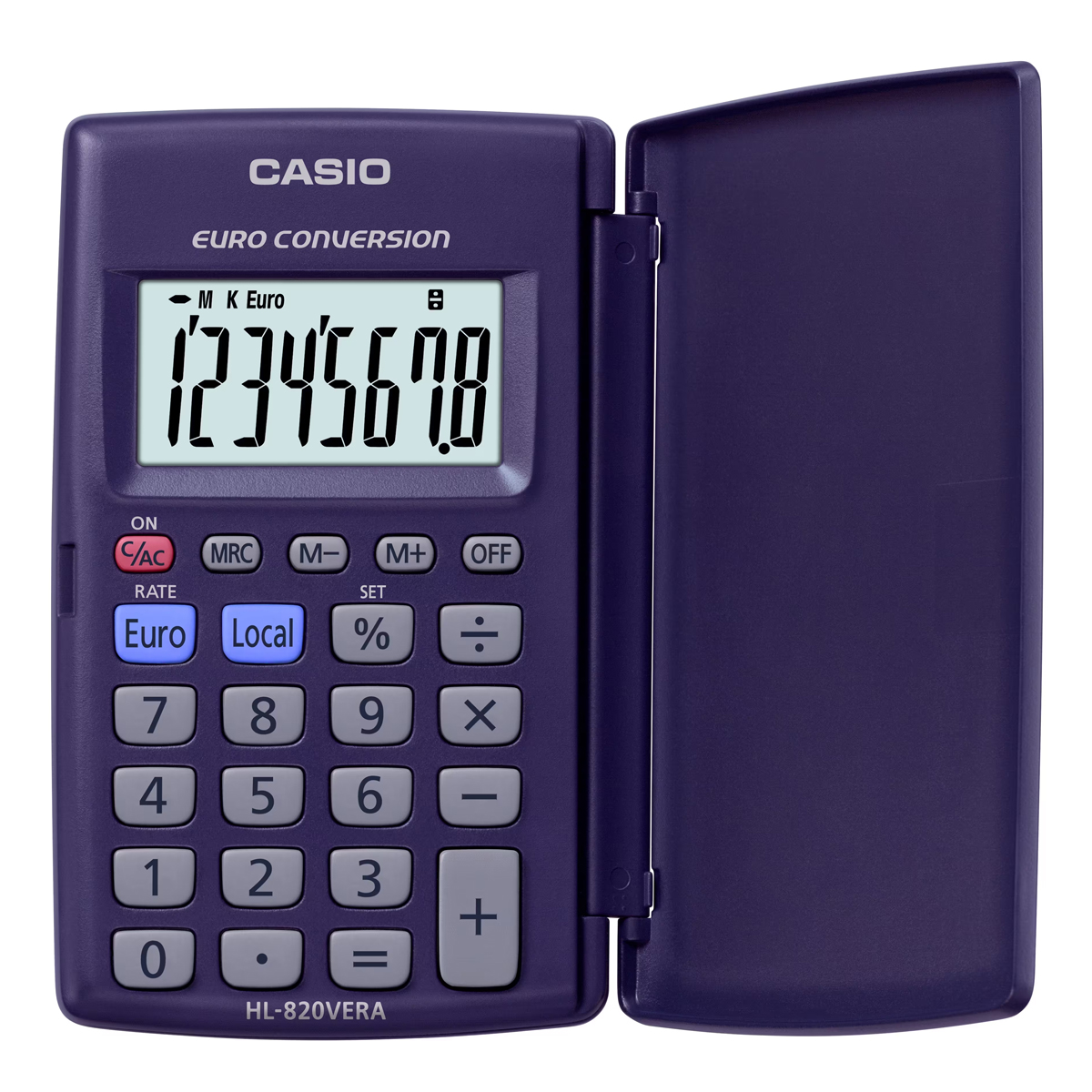 Casio HL-820 VERA anzeigender Taschenrechner 