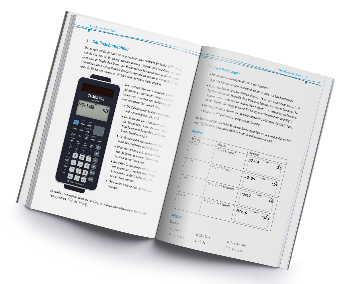 Im Fokus II: TI-30X Plus MathPrint - verständlich erklärt - Arbeitsbuch mit Beispielen & Erklärungen