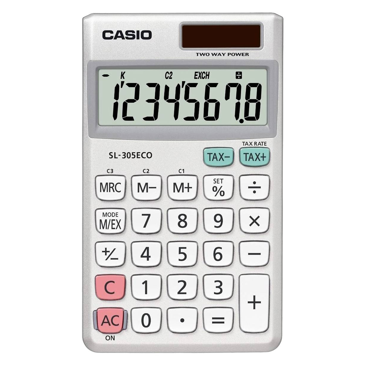 Casio SL-305 ECO anzeigender Taschenrechner 