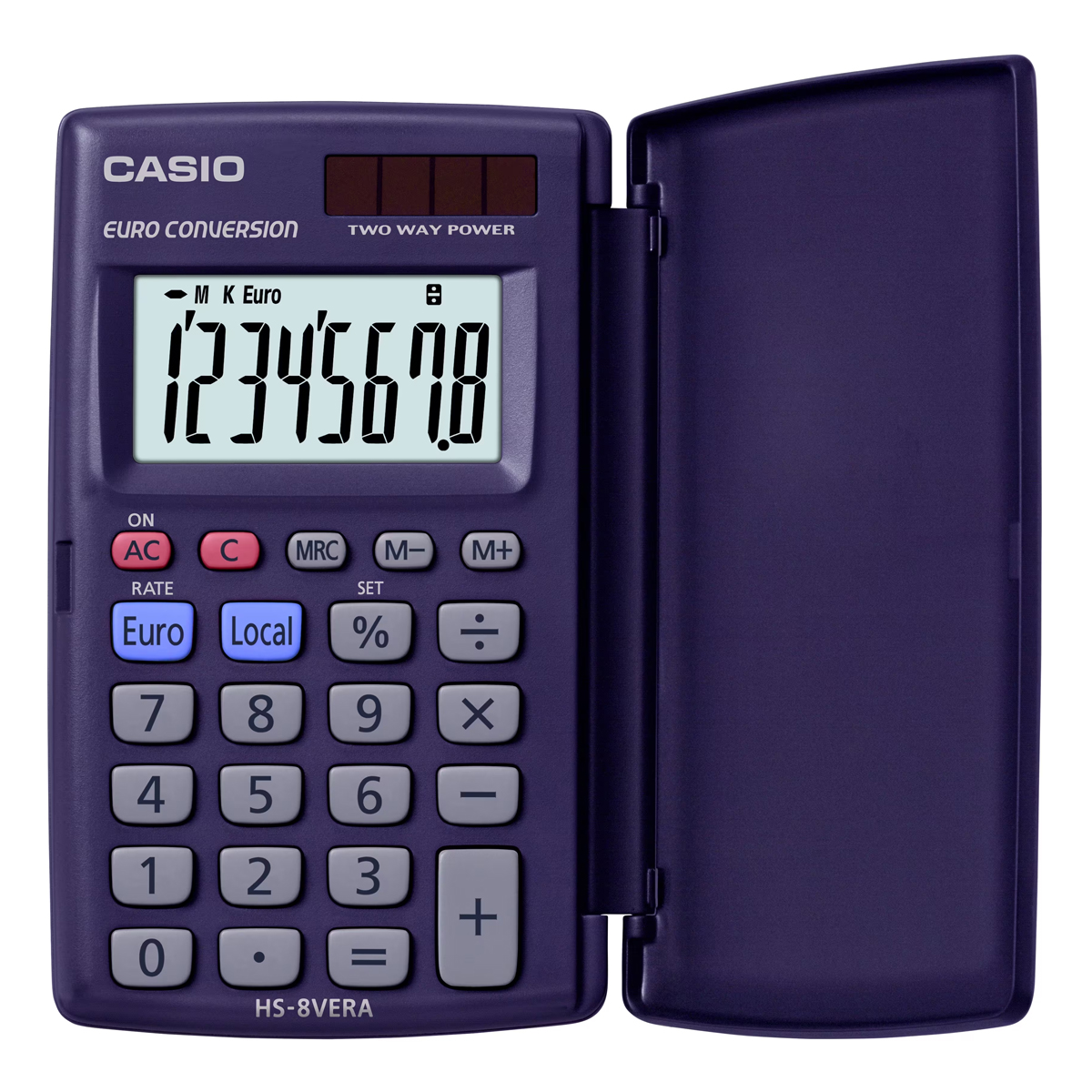 Casio HS-8 VERA anzeigender Taschenrechner 