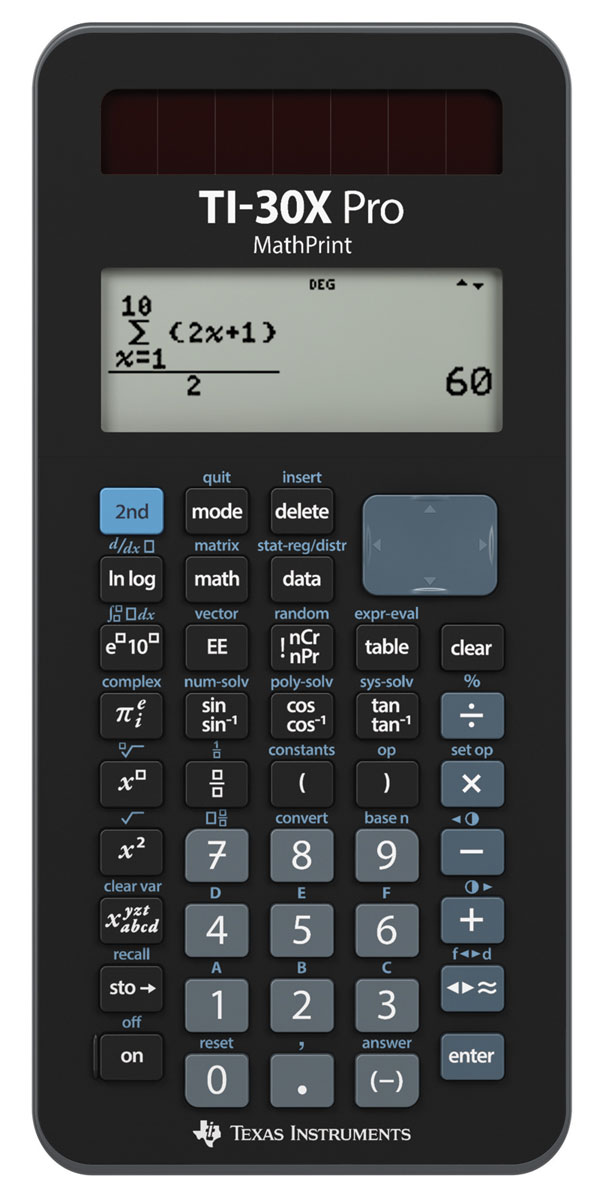 TI-30 X Pro MathPrint Schulrechner 