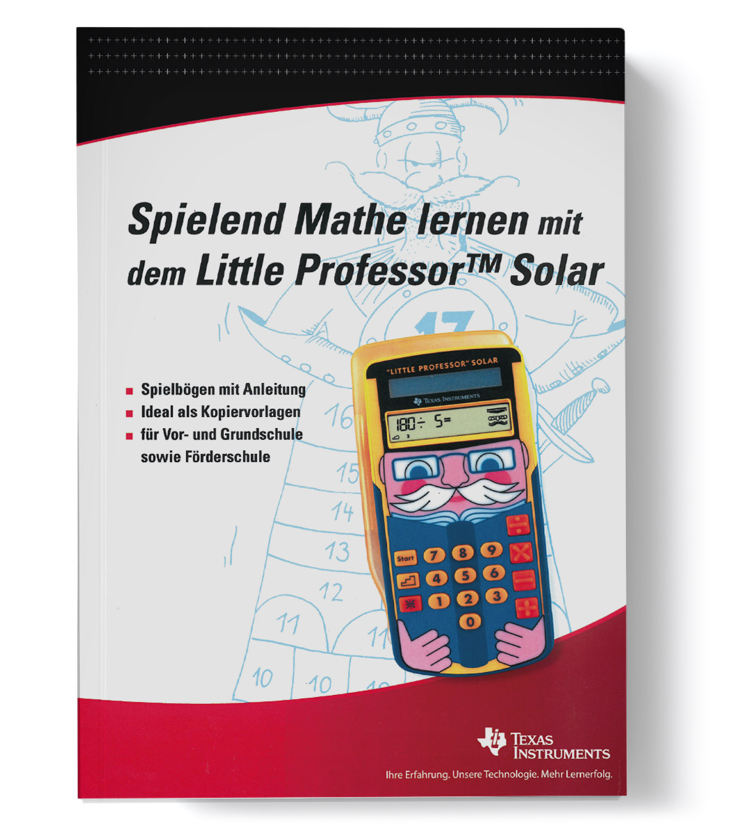 Spielend Mathe lernen mit dem Little Professor Solar - Spielbögen - Kopiervorlagen - Grundschule