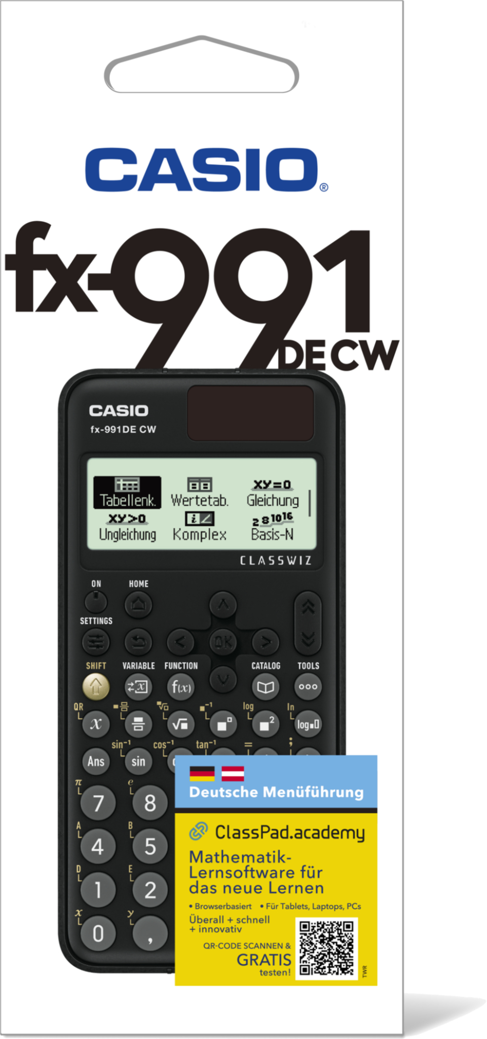 Casio FX 991 DE CW ClassWiz Schulrechner 