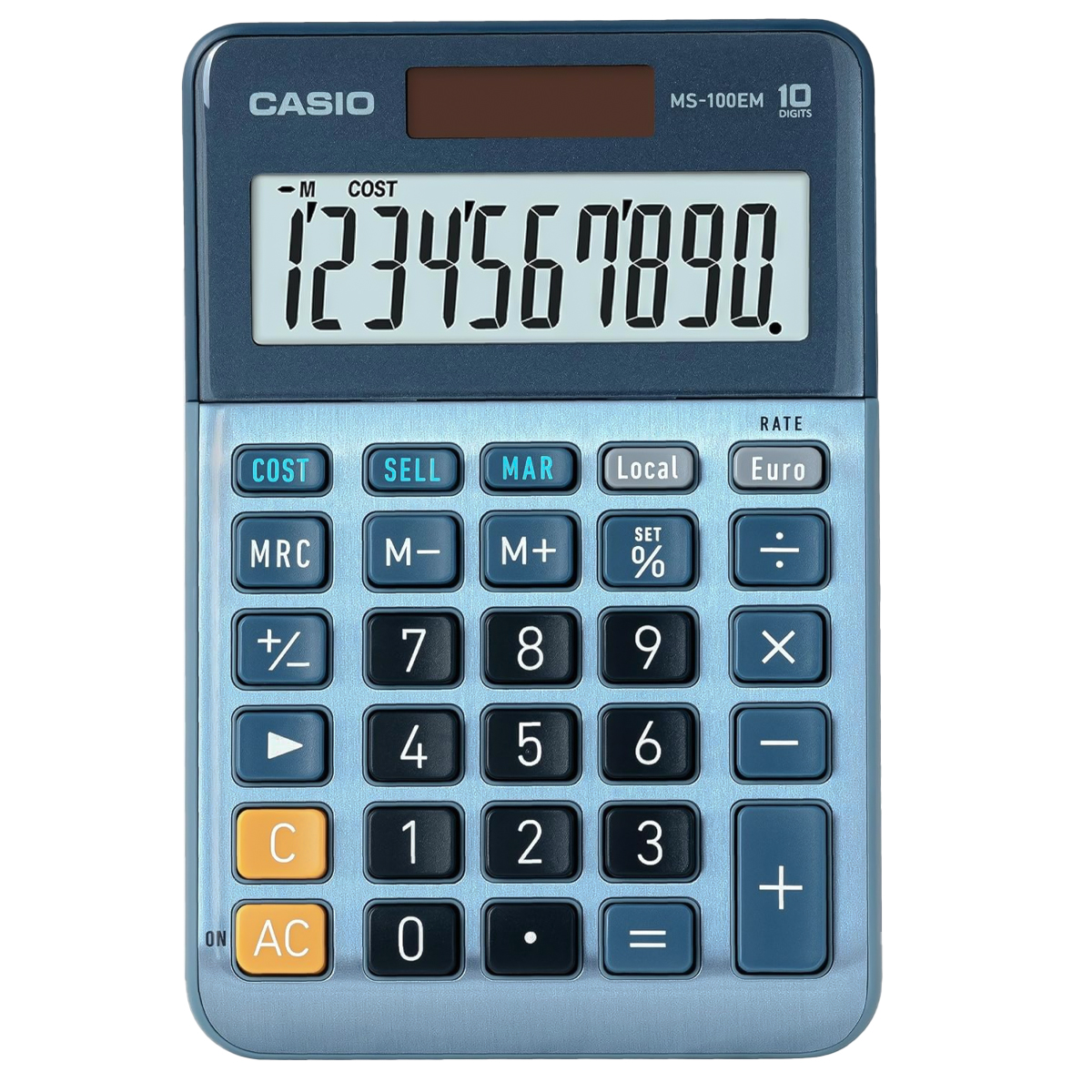 Casio MS-100 EM anzeigender Tischrechner 