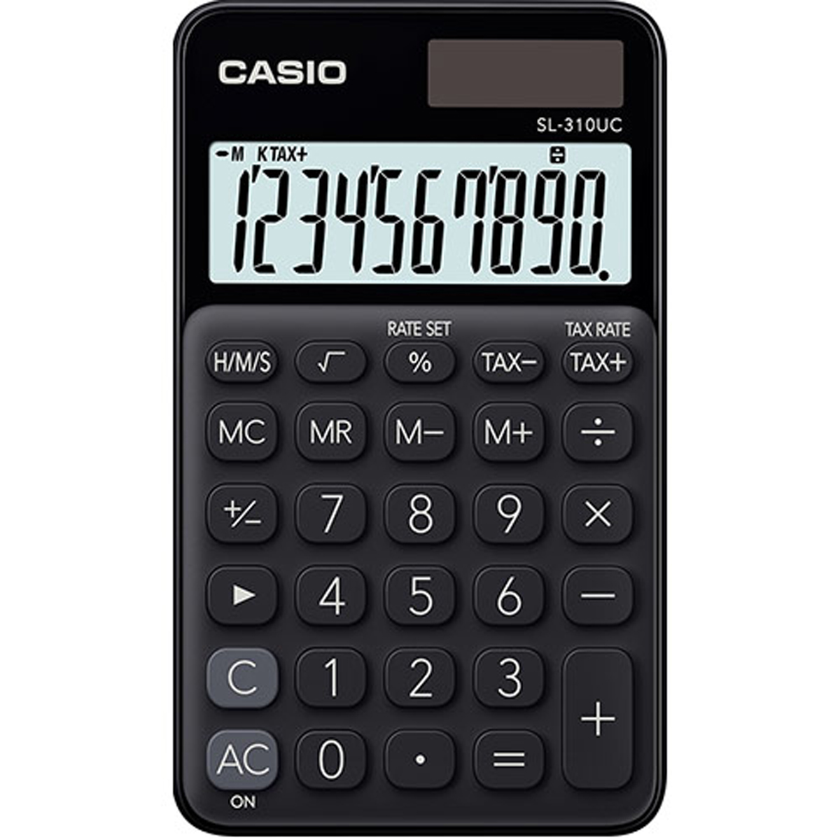 Casio SL-310 UC BK Taschenrechner schwarz 