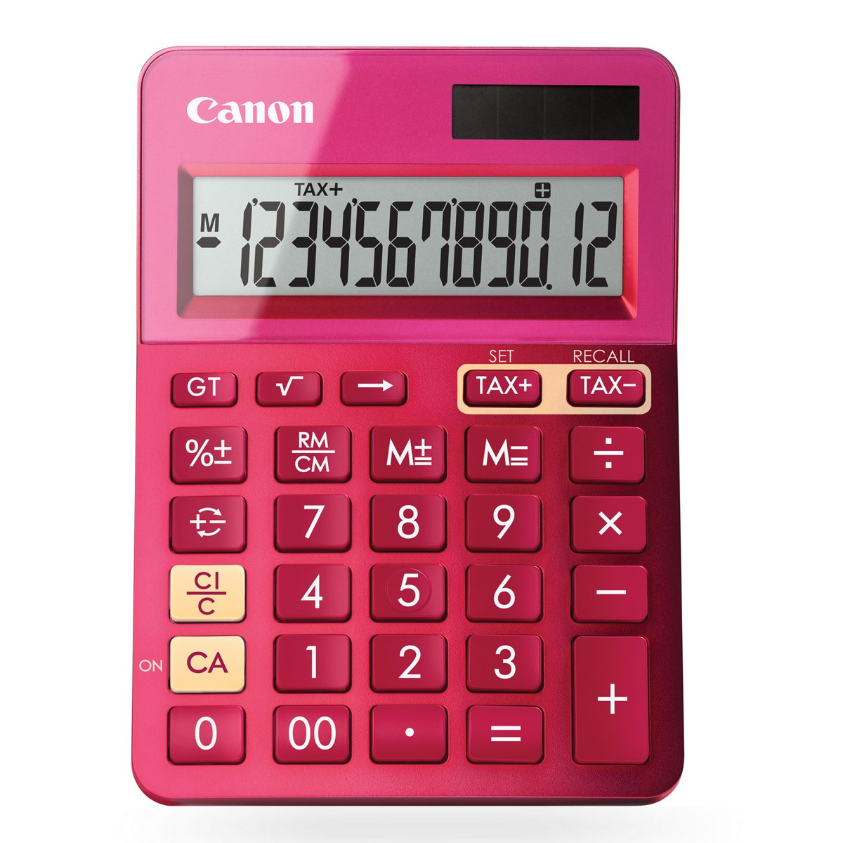 Canon LS-123K MPK anzeigender Tischrechner pink 