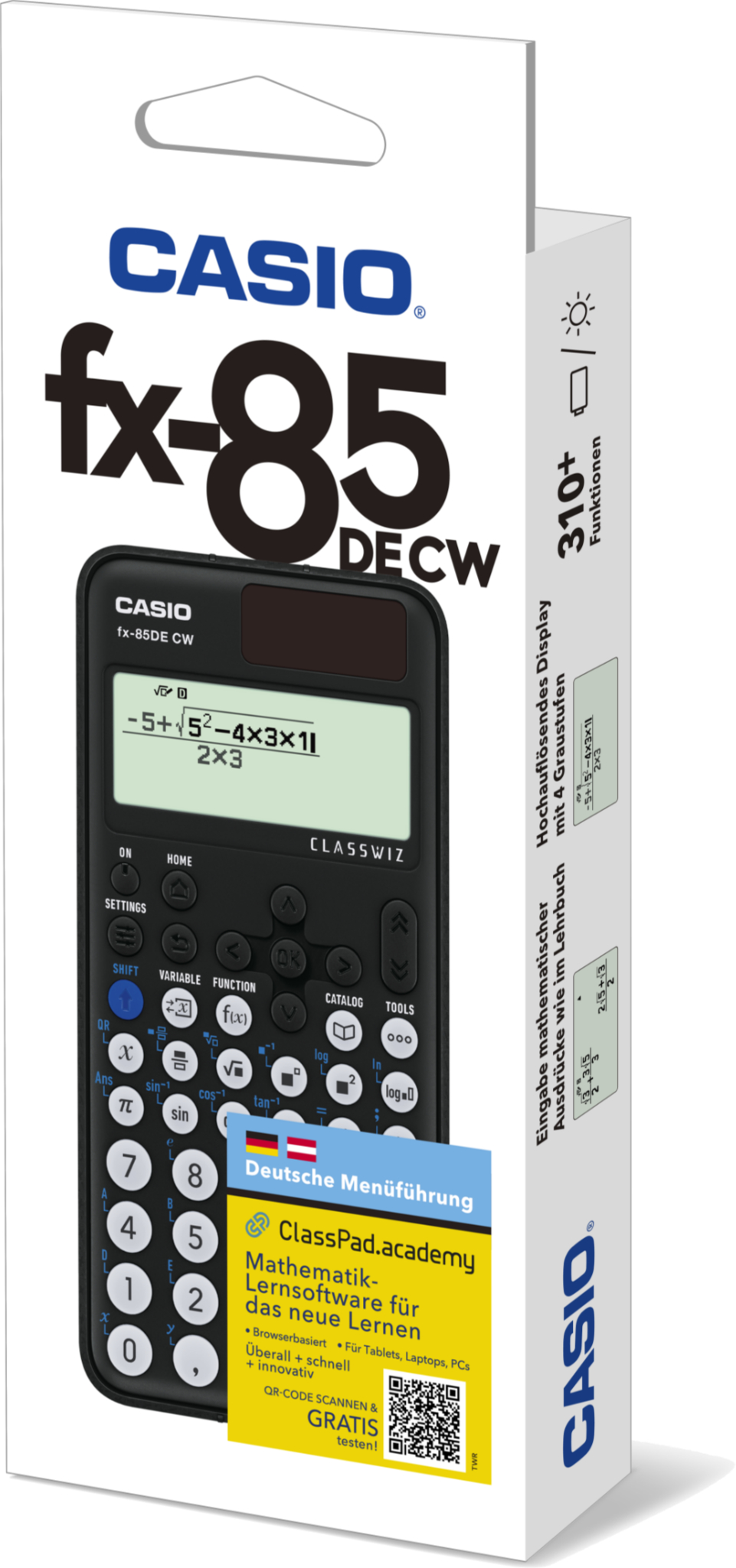 Casio FX-85 DE CW ClassWiz Schulrechner 